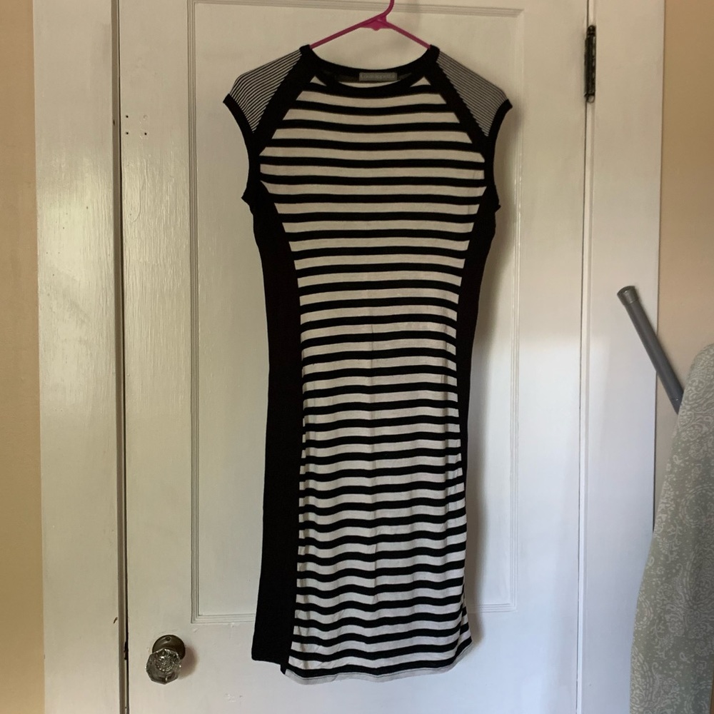 Black & White Striped Dress (from StichFix)